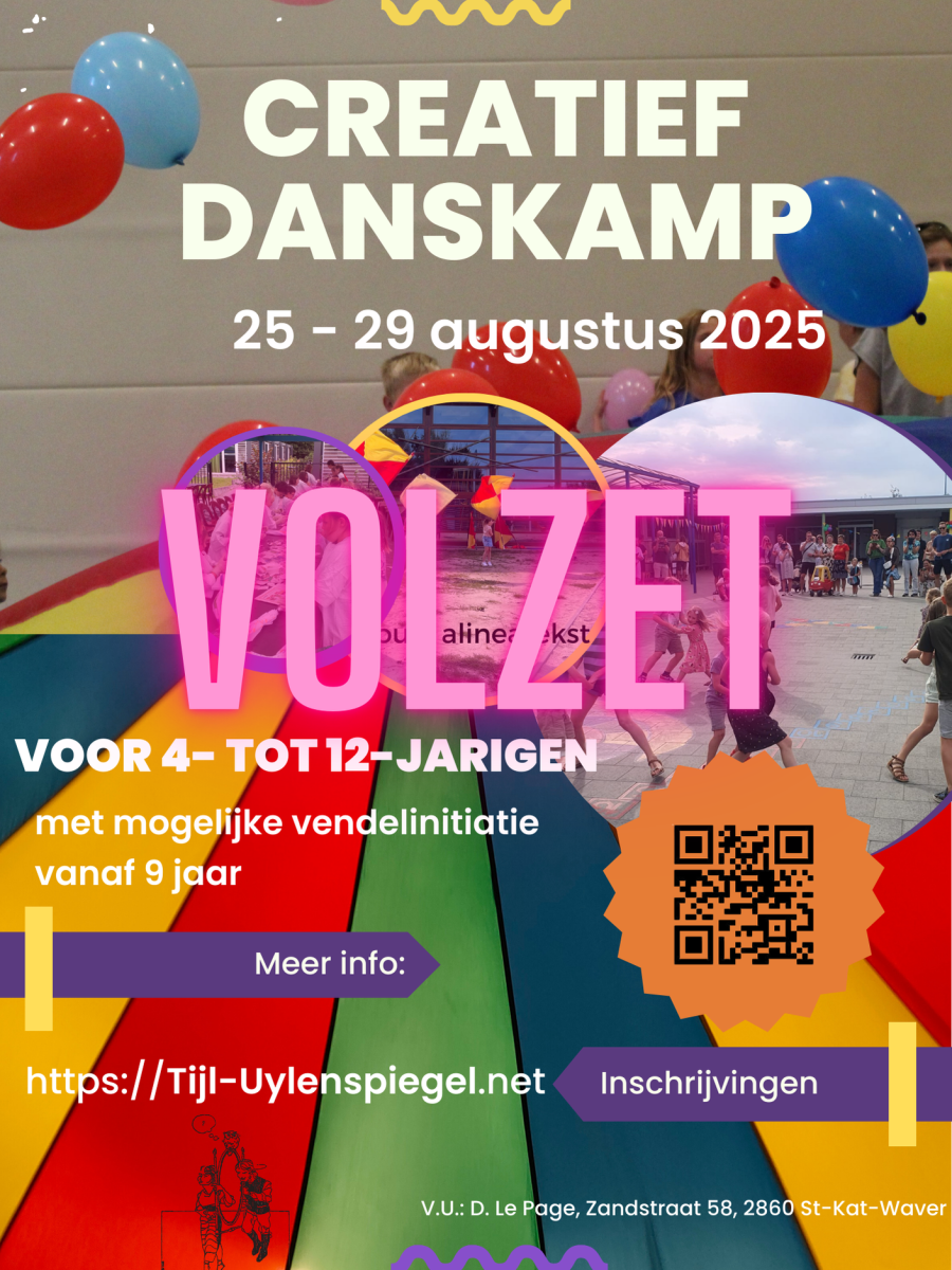 Creatief Danskamp 2025 – Een week vol plezier en&nbsp;beweging!